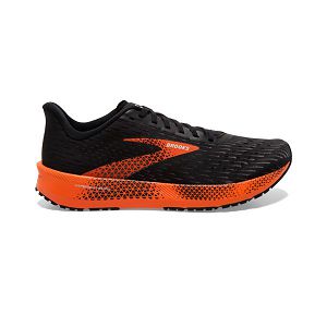 Brooks Hyperion Tempo Mens Road Running Shoes Black/Orange | USA-KZQ025834